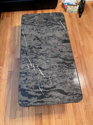 Italian Green Marble Coffee Table