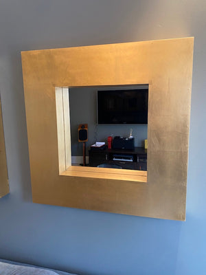 Square Gold Mirror (*5 Available- Priced Individually)