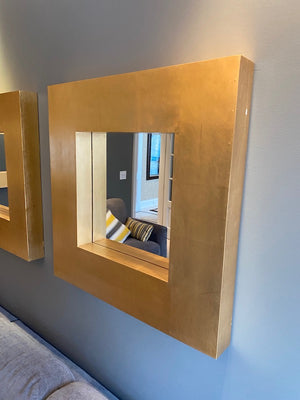 Square Gold Mirror (*5 Available- Priced Individually)