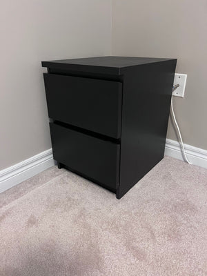 IKEA Malm 2 Drawer Nightstand