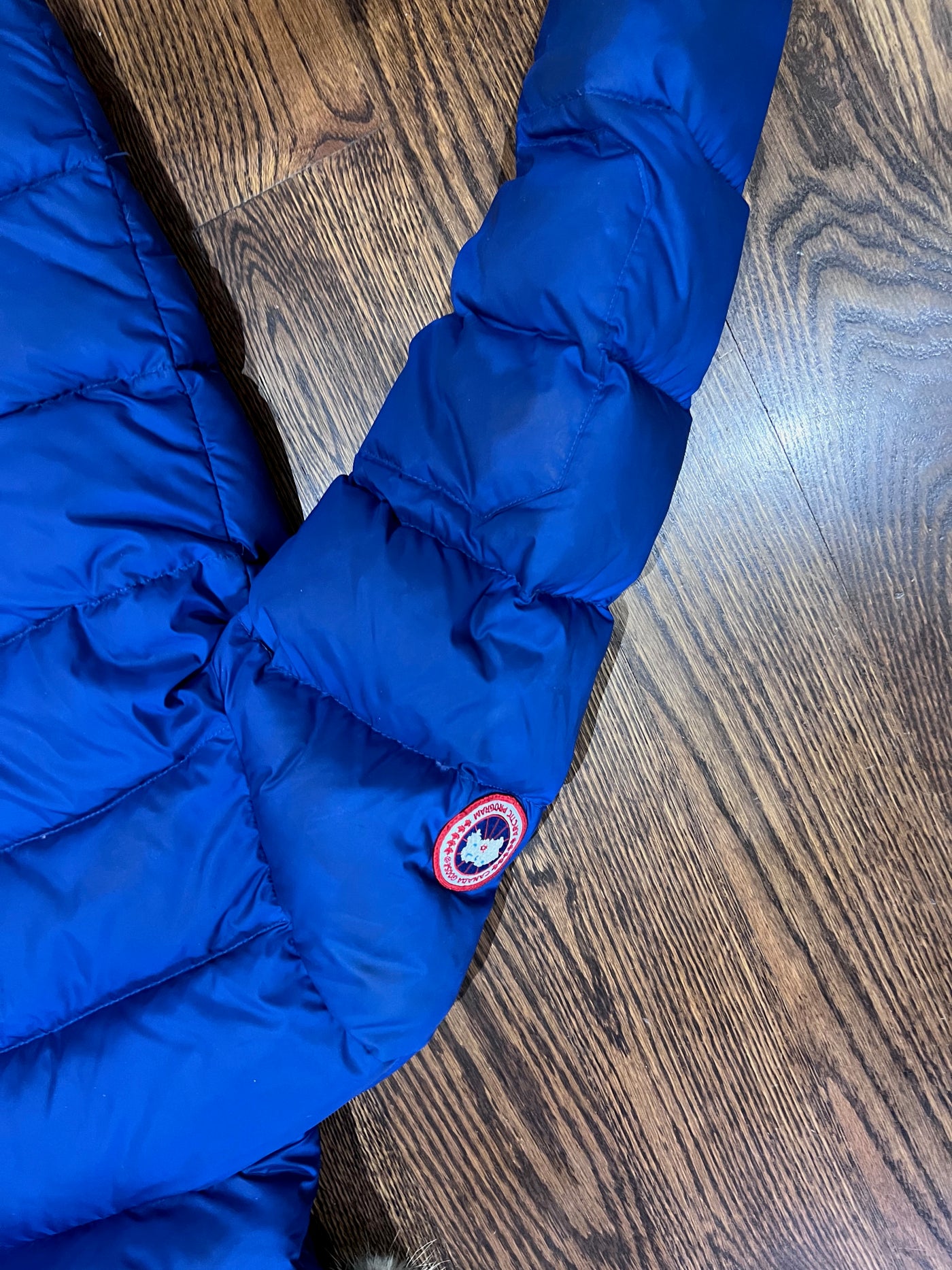 Youth Canada Goose Oliver Coat in Pacific Blue Size M 10 12