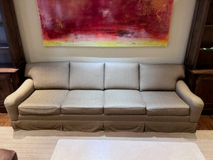 Custom Made Grey Upholstered 4 Seater Sofa