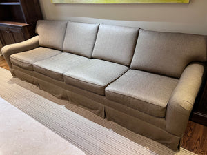 Custom Made Grey Upholstered 4 Seater Sofa