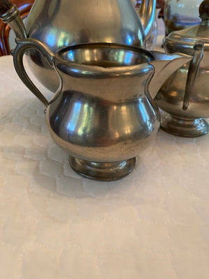 MCM 3 Piece Royal Holland Daalderop Pewter Tea Set