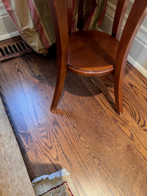 Round Wood Accent Table