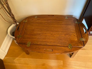 Vintage Ethan Allen Butler's Tray Coffee Table