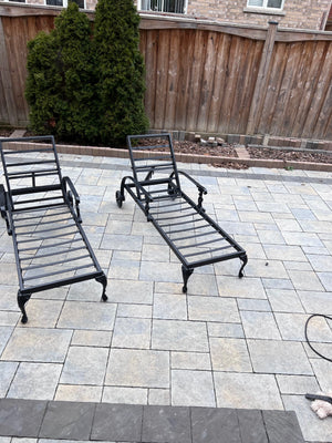 3 Outdoor Patio Lounge Chairs (*cushions included-pictured separately)