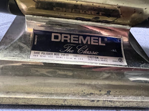 Vintage Dremel The Classic Shoe Polisher, Model 799, Brass 120V