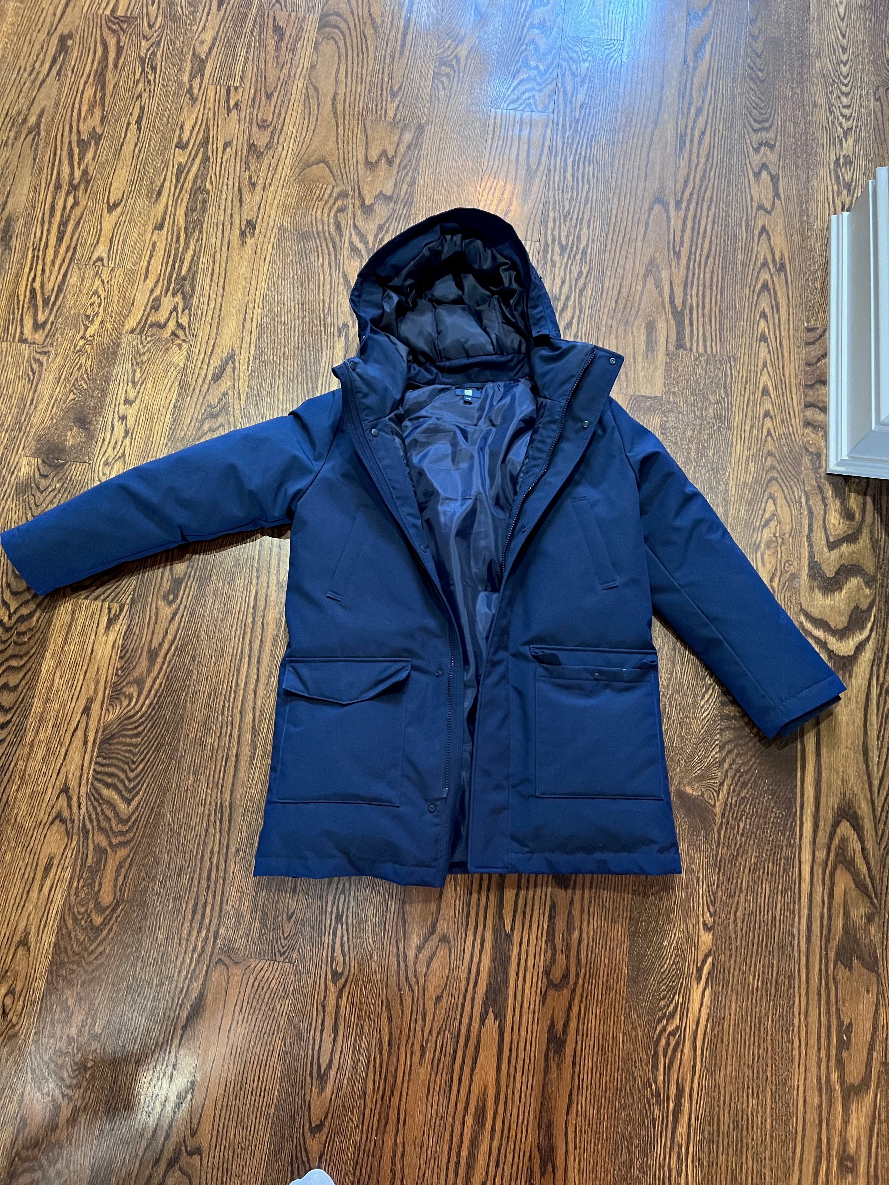 Uniqlo blue cheap jacket