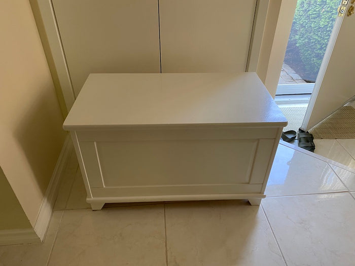 IKEA DIKTAD White Painted Trunk/Chest