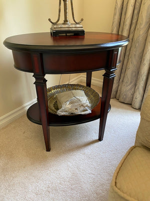 Bombay Oval Accent Table