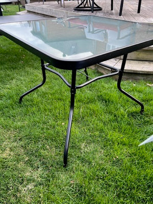 Square Glass Dining Table