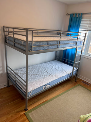 IKEA Svarta Twin Bunk Bed (mattresses included)