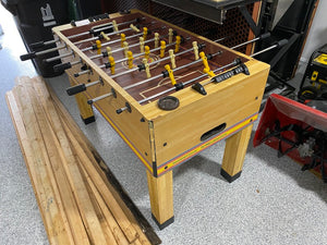 Vintage 1978 Tournament Soccer The Million Dollar Game- Foosball Table