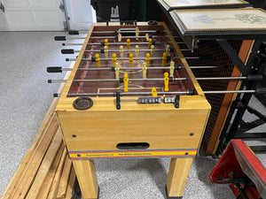 Vintage 1978 Tournament Soccer The Million Dollar Game- Foosball Table