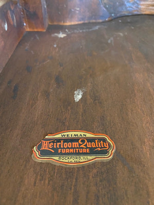 Weiman, Heirloom Quality Furniture Antique Coffee Table