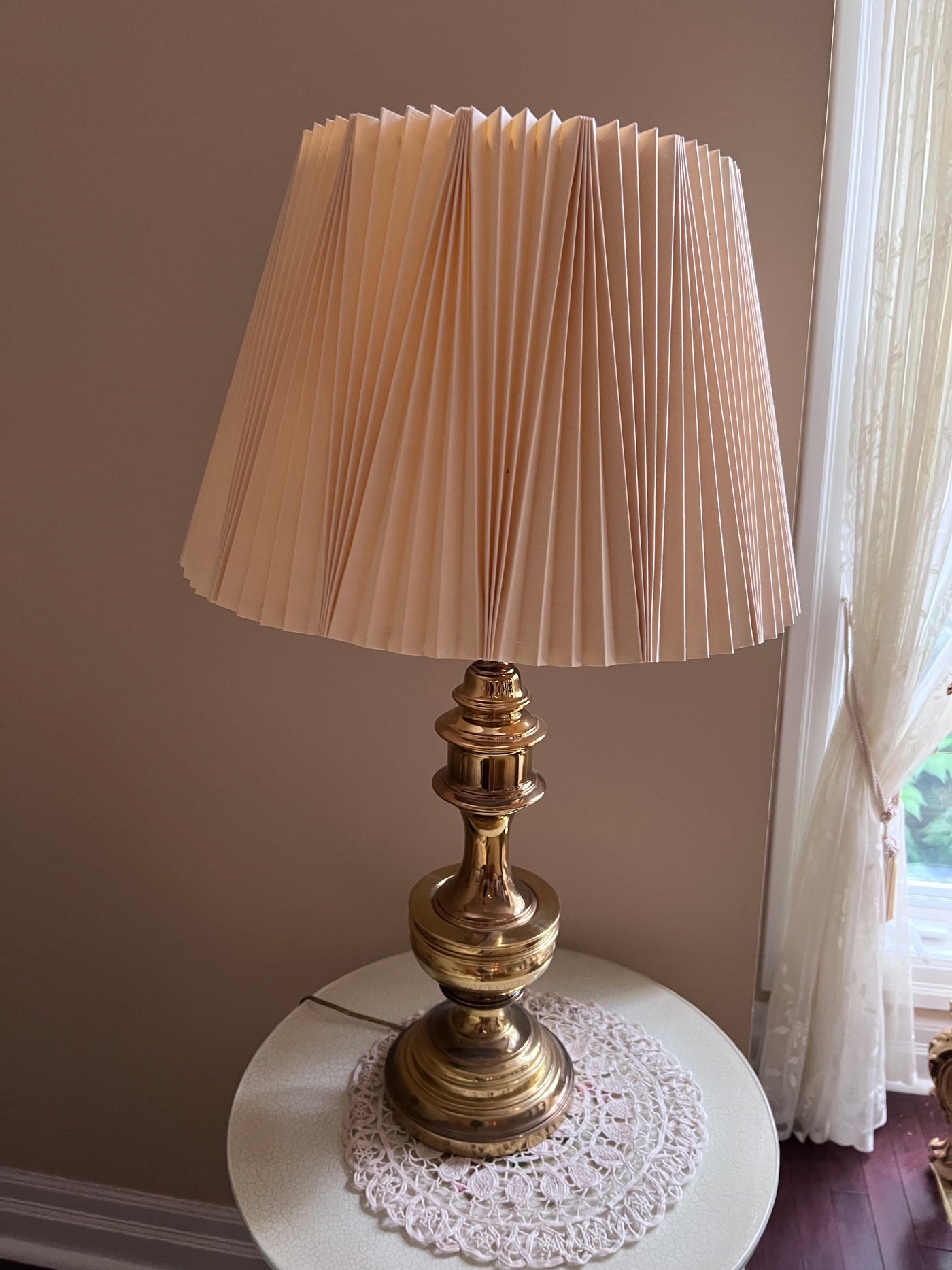 Traditional Brass Table Lamp, Table Lamps, Collection