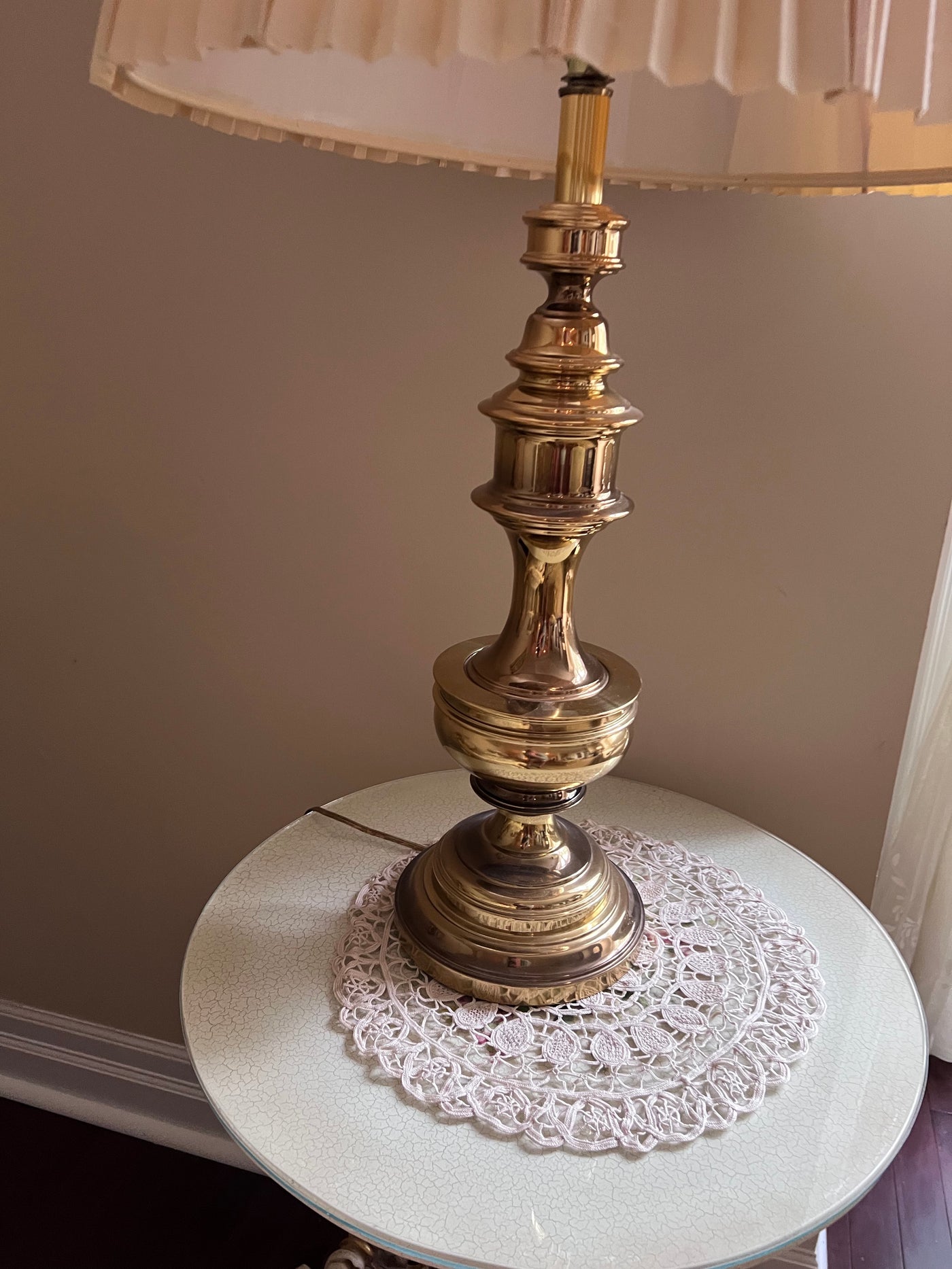 Traditional Brass Table Lamp, Table Lamps, Collection
