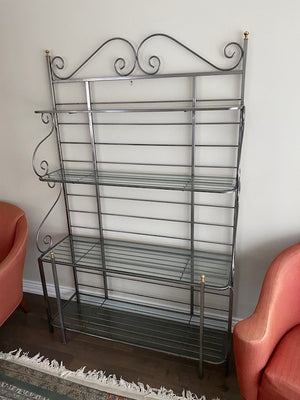 Baker's Rack, Glass Shelves