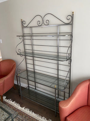 Baker's Rack, Glass Shelves