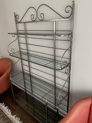 Baker's Rack, Glass Shelves