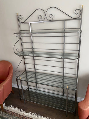 Baker's Rack, Glass Shelves