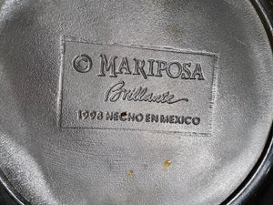 Beautiful Mariposa Brillante 1998 dish Made in Mexico