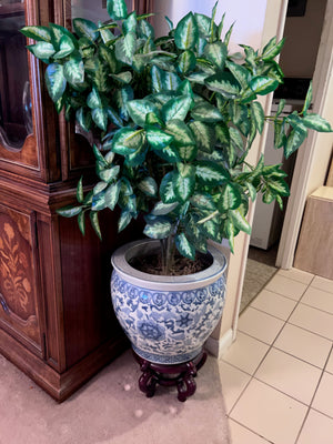 Oriental Planter on Stand