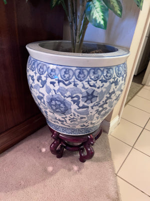 Oriental Planter on Stand