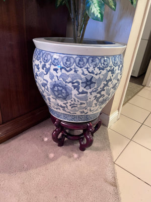 Oriental Planter on Stand