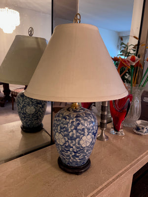 Blue & White Porcelain Table Lamp