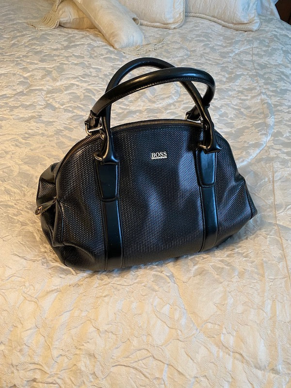 Boss hotsell leather bag