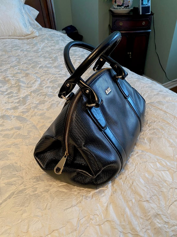 Boss hotsell leather bag