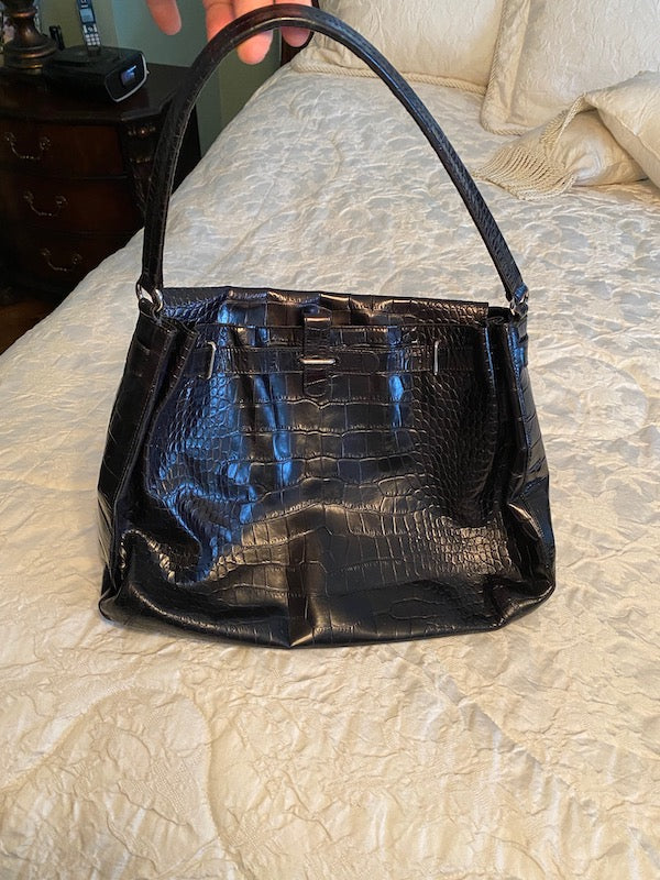 Furla large Portfolio Patent Leather hot