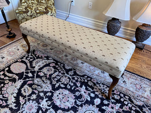 Barrymore Furniture Bench, Honeybee Upholstery