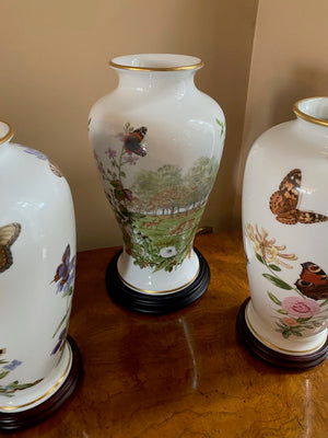 Limited Edition Franklin Porcelain Vase Lot