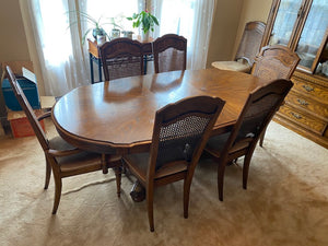 Sklar-Peppler Dining Table + 8 Chairs