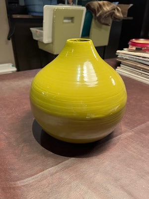 Leon's Green Bamboo Vase