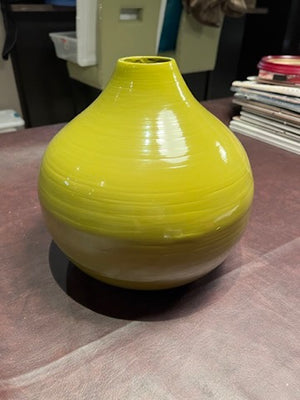 Leon's Green Bamboo Vase