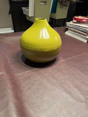 Leon's Green Bamboo Vase