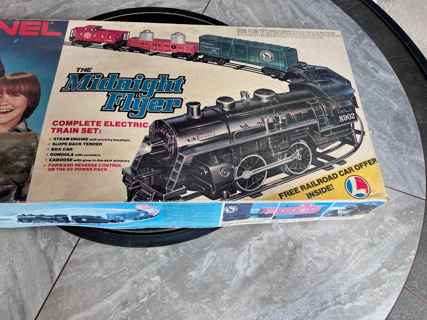 Vintage 1979 Lionel The Midnight Flyer Black River Freight Smokey