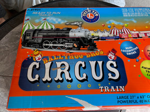 Lionel Ballyhoo Brothers Circus Train Set, Ready-to-run 0-27