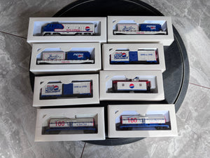 Model Power HO Scale Pepsi 8 Piece Train Set