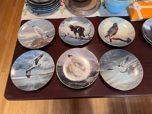 W.S. George Soaring Majesty Collection by Charles Frace Collector Plate Lot