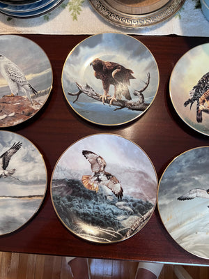 W.S. George Soaring Majesty Collection by Charles Frace Collector Plate Lot