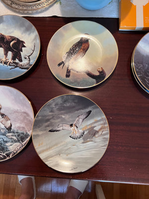 W.S. George Soaring Majesty Collection by Charles Frace Collector Plate Lot