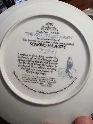 W.S. George Soaring Majesty Collection by Charles Frace Collector Plate Lot