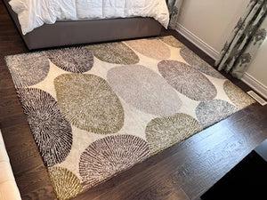 Crate & Barrel 100% Wool Rug- 6x9ft