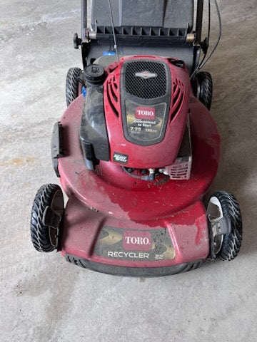 Toro 22 recycler high deals wheel self propelled mower