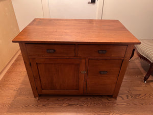 Antique Solid Wood Office Cabinet